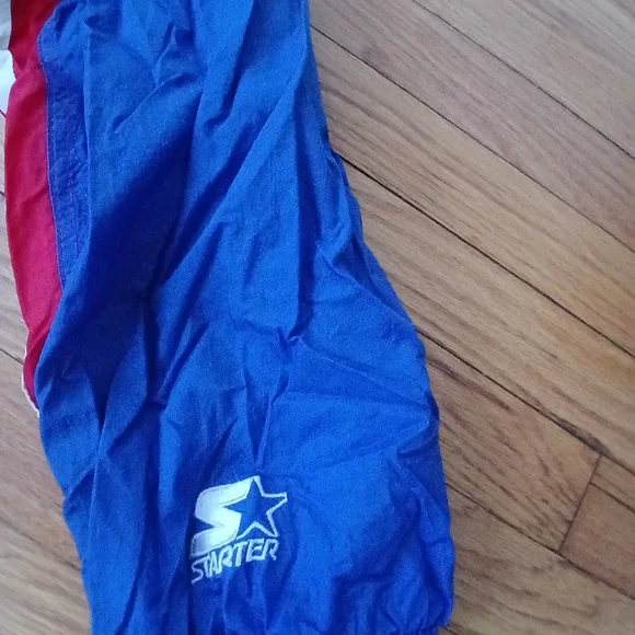 Chicago Cubs STARTER Blue and Red Jacket - Picture 3 of 4